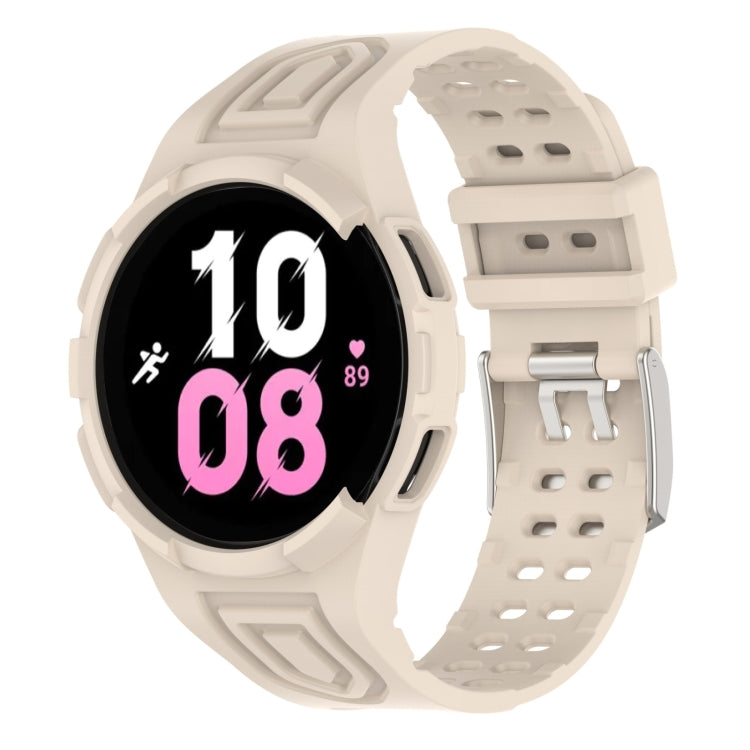 Correia de Relógio Inteligente Armor Integrada TPU com Fivela de Duplo Pino, Para Samsung Galaxy Watch5 40mm, Para Samsung Galaxy Watch5 44mm, Para Samsung Galaxy Watch4 44mm