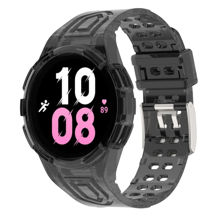 Correia de Relógio Inteligente Armor Integrada TPU com Fivela de Duplo Pino, Para Samsung Galaxy Watch5 40mm, Para Samsung Galaxy Watch5 44mm, Para Samsung Galaxy Watch4 44mm