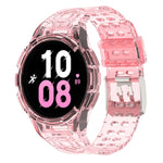 Correia de Relógio Inteligente Armor Integrada TPU com Fivela de Duplo Pino, Para Samsung Galaxy Watch5 40mm, Para Samsung Galaxy Watch5 44mm, Para Samsung Galaxy Watch4 44mm