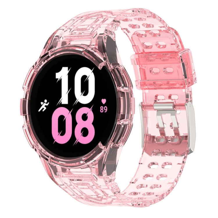 Correia de Relógio Inteligente Armor Integrada TPU com Fivela de Duplo Pino, Para Samsung Galaxy Watch5 40mm, Para Samsung Galaxy Watch5 44mm, Para Samsung Galaxy Watch4 44mm