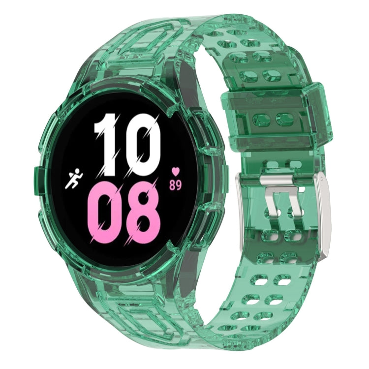 Correia de Relógio Inteligente Armor Integrada TPU com Fivela de Duplo Pino, Para Samsung Galaxy Watch5 40mm, Para Samsung Galaxy Watch5 44mm, Para Samsung Galaxy Watch4 44mm