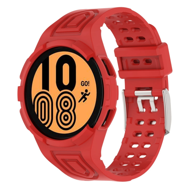 Correia de Relógio Inteligente Armor Integrada TPU com Fivela de Duplo Pino, Para Samsung Galaxy Watch5 40mm, Para Samsung Galaxy Watch5 44mm, Para Samsung Galaxy Watch4 44mm