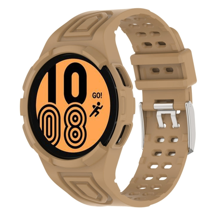Correia de Relógio Inteligente Armor Integrada TPU com Fivela de Duplo Pino, Para Samsung Galaxy Watch5 40mm, Para Samsung Galaxy Watch5 44mm, Para Samsung Galaxy Watch4 44mm