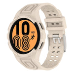 Correia de Relógio Inteligente Armor Integrada TPU com Fivela de Duplo Pino, Para Samsung Galaxy Watch5 40mm, Para Samsung Galaxy Watch5 44mm, Para Samsung Galaxy Watch4 44mm