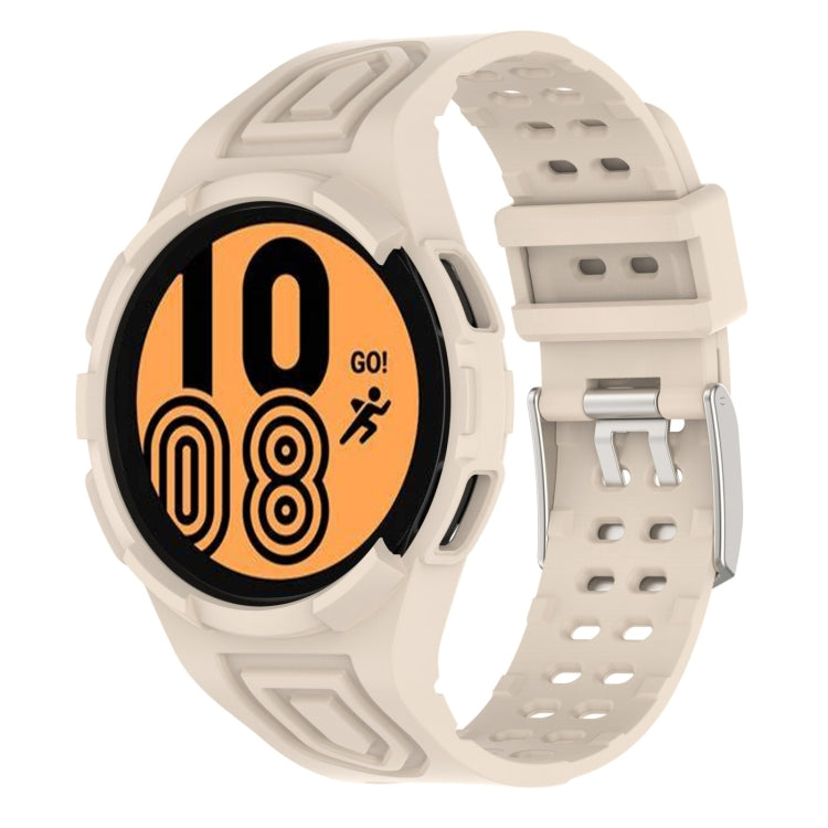 Correia de Relógio Inteligente Armor Integrada TPU com Fivela de Duplo Pino, Para Samsung Galaxy Watch5 40mm, Para Samsung Galaxy Watch5 44mm, Para Samsung Galaxy Watch4 44mm