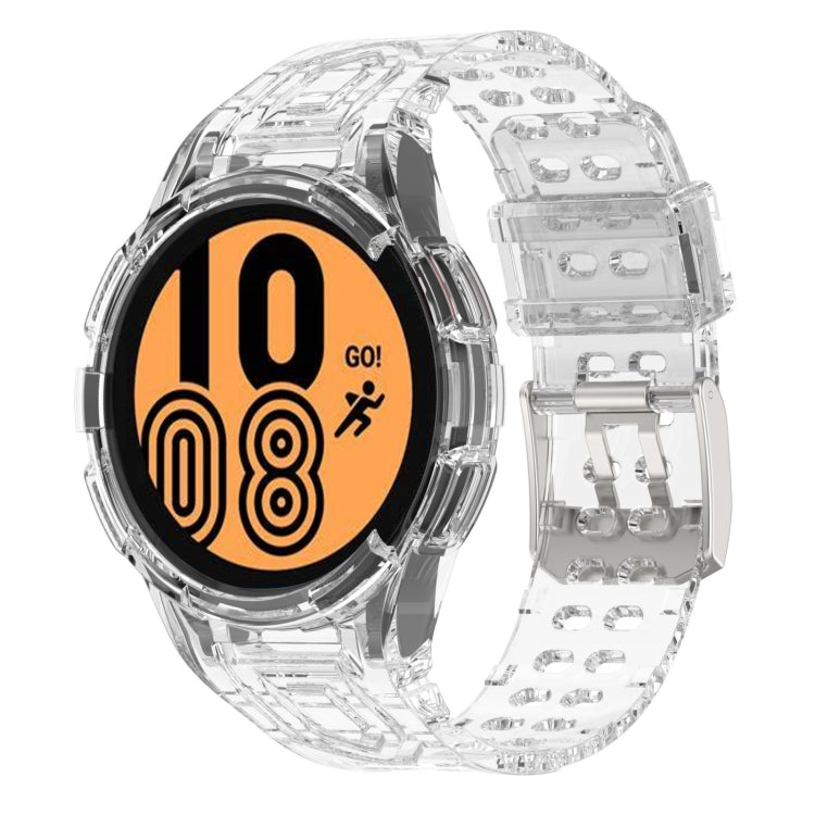 Correia de Relógio Inteligente Armor Integrada TPU com Fivela de Duplo Pino, Para Samsung Galaxy Watch5 40mm, Para Samsung Galaxy Watch5 44mm, Para Samsung Galaxy Watch4 44mm