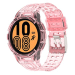 Correia de Relógio Inteligente Armor Integrada TPU com Fivela de Duplo Pino, Para Samsung Galaxy Watch5 40mm, Para Samsung Galaxy Watch5 44mm, Para Samsung Galaxy Watch4 44mm