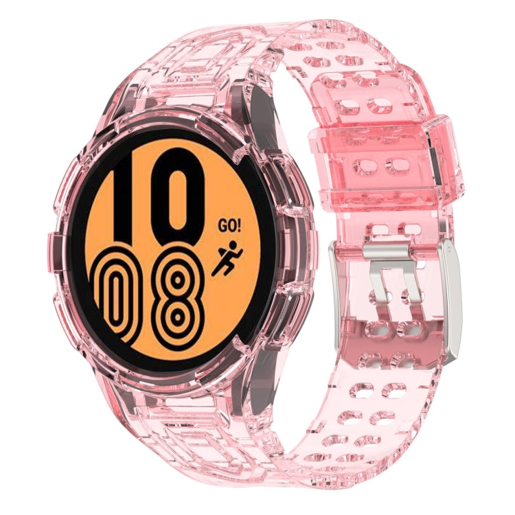 Correia de Relógio Inteligente Armor Integrada TPU com Fivela de Duplo Pino, Para Samsung Galaxy Watch5 40mm, Para Samsung Galaxy Watch5 44mm, Para Samsung Galaxy Watch4 44mm