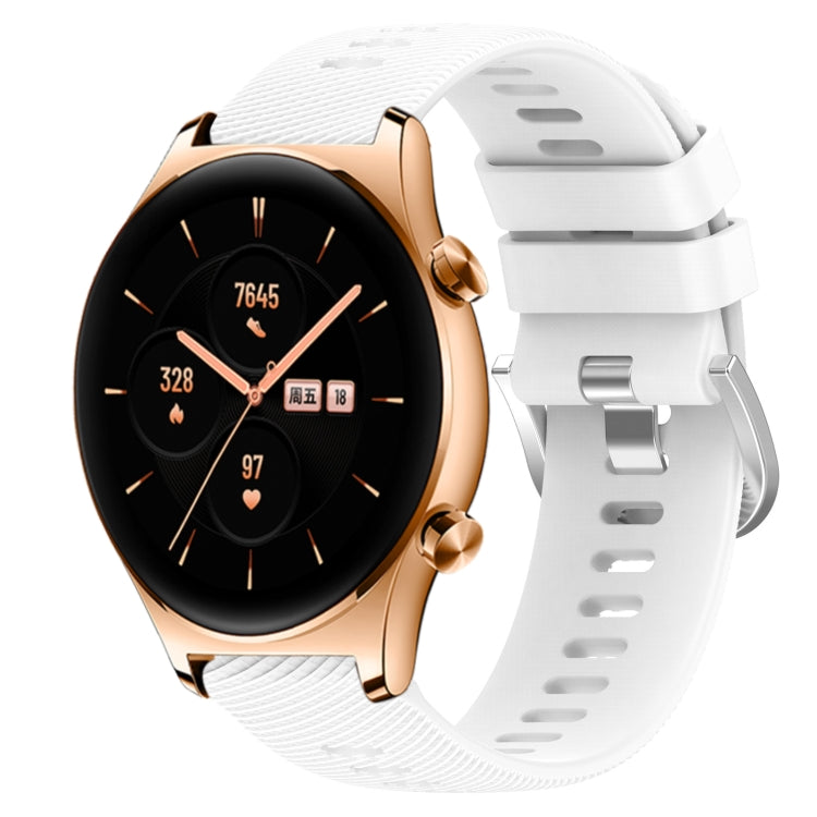 22mm Solid Color Soft Silicone Watch Band, For Honor Watch GS 3, For Honor Watch GS Pro, For Honor Magic Watch 2 46mm, For Honor Watch Dream