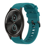 20mm Solid Color Soft Silicone Watch Band, For Garmin Garminmove Style, For Garmin Forerunner 645 Music