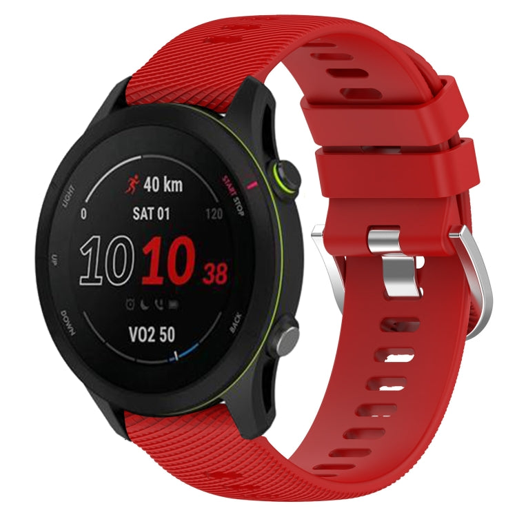 18mm Solid Color Silicone Watch Band, For Garminmove3S, For GarminActive S