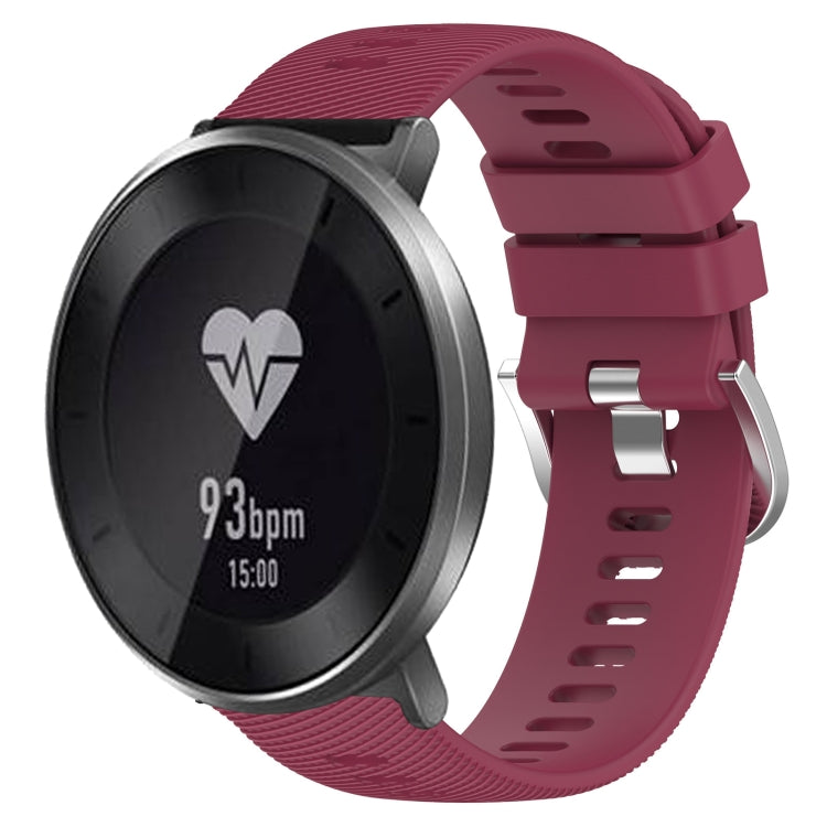 18mm Solid Color Silicone Watch Band, For Huawei Band B5, For Honor S1