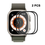Película de Ecrã ENKAY 3D em PC Suave com Borda PMMA para Apple Watch Ultra / Ultra 2 / Ultra 3 49mm, 1 UN, 2 UN, 5 UN, 10 UN