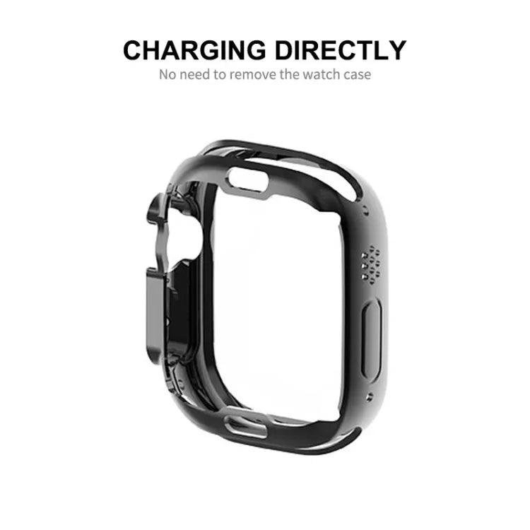 Capa TPU Macia Electroplated com Película para Ecrã ENKAY Hat-Prince para Apple Watch Ultra 3 / 2 / 1 49mm