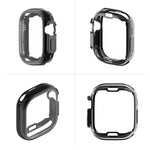 Capa TPU Macia Electroplated com Película para Ecrã ENKAY Hat-Prince para Apple Watch Ultra 3 / 2 / 1 49mm