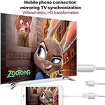 Cabo Adaptador HDMI 1080P USB para HDTV, Dongle USB Macho + USB Fêmea para HDMI Macho Cabo de Espelhamento HDTV 1080P para Telefone/Tablet e Mais Partilha de Streaming