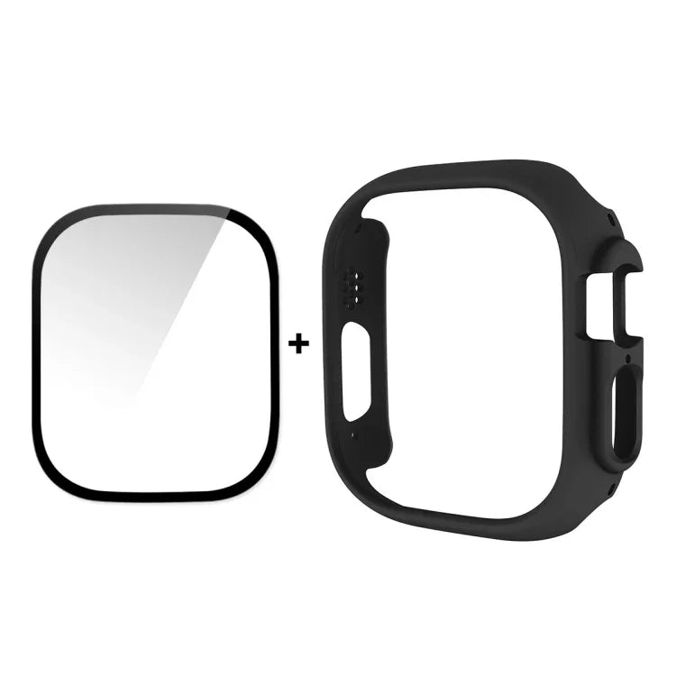 Capa 2 em 1 PC + Película de Vidro Temperado 9H de Cobertura Total ENKAY para Apple Watch Ultra 3 / 2 / 1 49mm