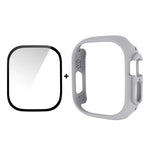 Capa 2 em 1 PC + Película de Vidro Temperado 9H de Cobertura Total ENKAY para Apple Watch Ultra 3 / 2 / 1 49mm