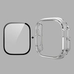 Capa 2 em 1 PC + Película de Vidro Temperado 9H de Cobertura Total ENKAY para Apple Watch Ultra 3 / 2 / 1 49mm