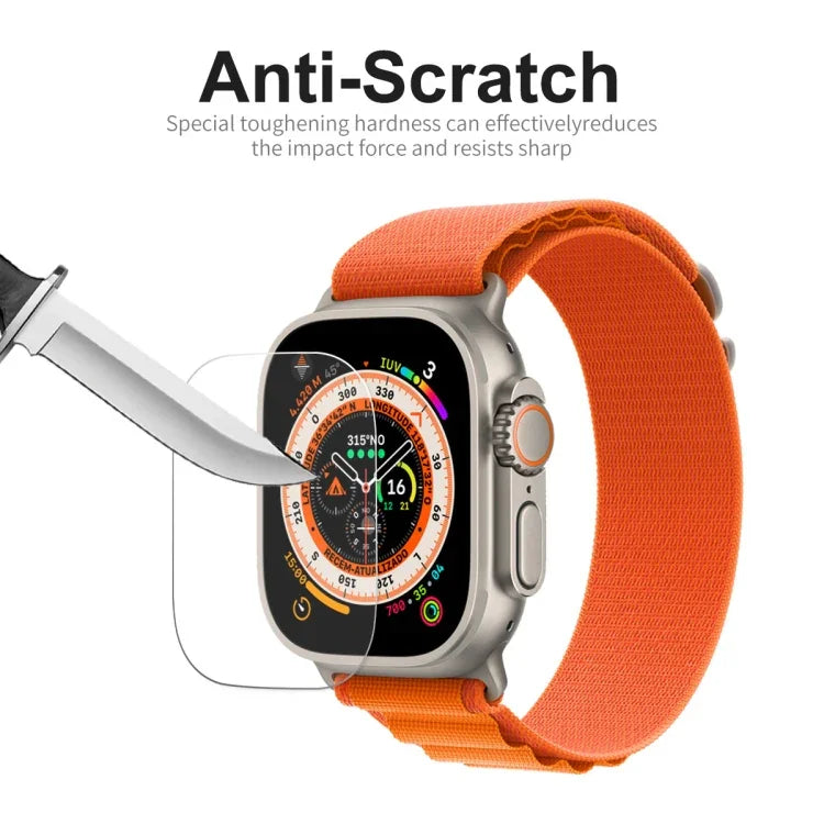Película de Vidro Temperado 9H 0.2mm ENKAY para Apple Watch Ultra 1 / 2 / 3 49mm, 1pcs, 2pcs, 5pcs, 10pcs