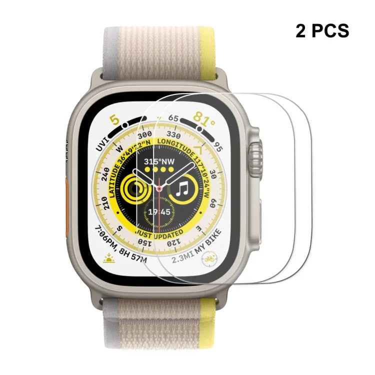 Película de Vidro Temperado 9H 0.2mm ENKAY para Apple Watch Ultra 1 / 2 / 3 49mm, 1pcs, 2pcs, 5pcs, 10pcs