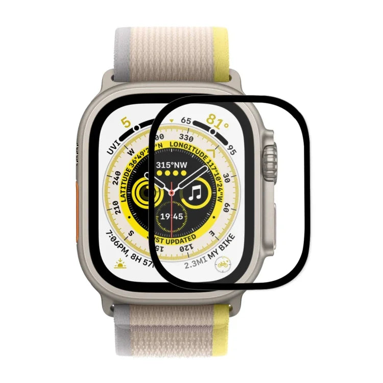 Película de Vidro Temperado 9H de Cobertura Total ENKAY para Apple Watch Ultra 1 / 2 / 3 49mm, 1pcs, 2pcs, 5pcs, 10pcs