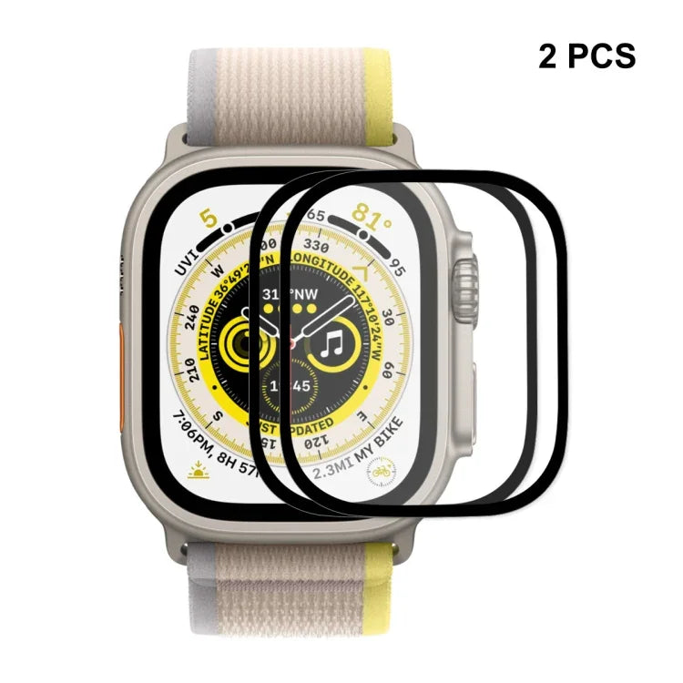 Película de Vidro Temperado 9H de Cobertura Total ENKAY para Apple Watch Ultra 1 / 2 / 3 49mm, 1pcs, 2pcs, 5pcs, 10pcs
