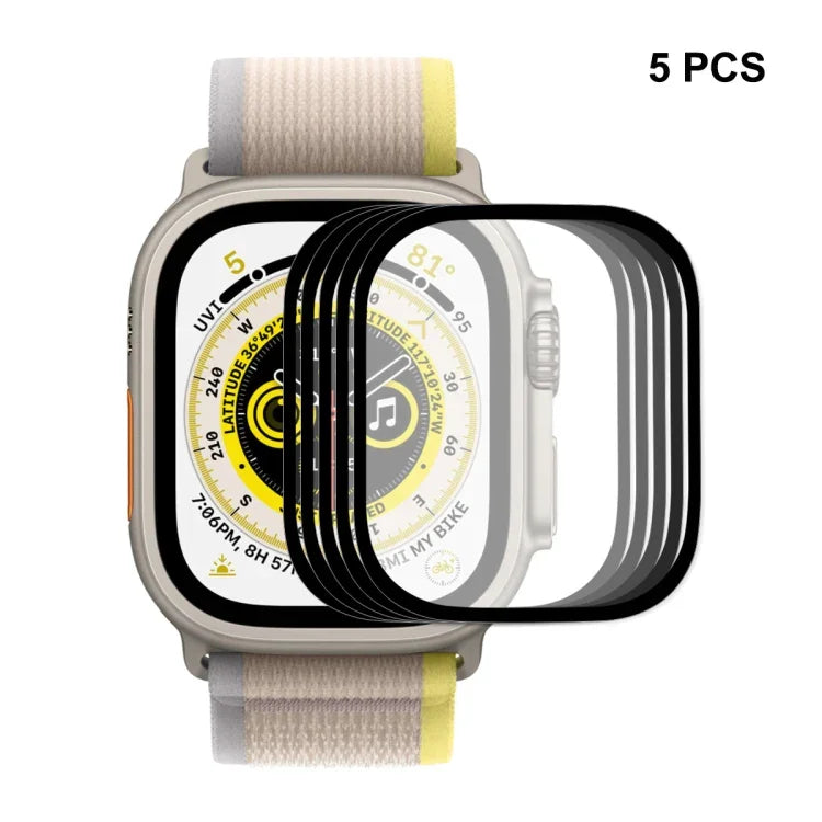 Película de Vidro Temperado 9H de Cobertura Total ENKAY para Apple Watch Ultra 1 / 2 / 3 49mm, 1pcs, 2pcs, 5pcs, 10pcs