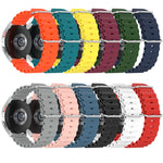 20mm Ocean Style Silicone Solid Color Watch Band, For Garmin Garminmove Style, For Garmin Forerunner 645 Music