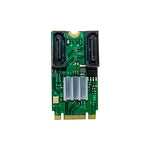 Adaptador ST551 PCIe B+M key 6Gbps para 2 Portas SATA 3.0 M.2 para SATA duplo, ST551