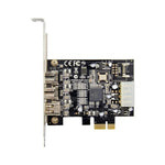 Placa PCI Express ST23 com 3 Portas Firewire 1394B & 1394A PCIe 1.1 x1, ST23