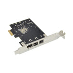 Placa PCI Express ST23 com 3 Portas Firewire 1394B & 1394A PCIe 1.1 x1, ST23
