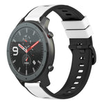 22mm Two-Color Silicone Watch Band, For Amazfit 3, For Amazfit GTR 47mm