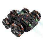Carro de Acrobacias de Cinco Rodas com Braço Oscilante de 360 Graus 2.4G Carro RC Multifuncional MoFun, Controlo Simples, Controlo Duplo