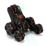 Carro de Acrobacias de Cinco Rodas com Braço Oscilante de 360 Graus 2.4G Carro RC Multifuncional MoFun, Controlo Simples, Controlo Duplo