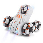Carro de Acrobacias de Cinco Rodas com Braço Oscilante de 360 Graus 2.4G Carro RC Multifuncional MoFun, Controlo Simples, Controlo Duplo