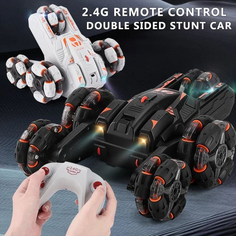 Carro de Acrobacias de Cinco Rodas com Braço Oscilante de 360 Graus 2.4G Carro RC Multifuncional MoFun, Controlo Simples, Controlo Duplo