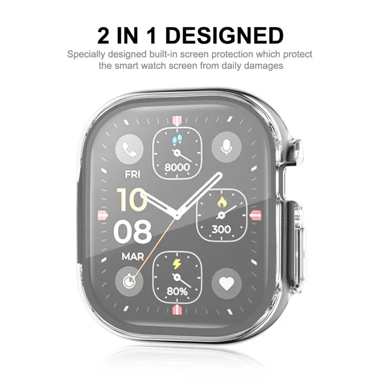 Capa Transparente ENKAY de TPU Macio com Cobertura Total e Filme para Ecrã para Apple Watch Ultra / Ultra 2 49mm