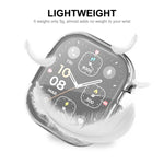 Capa Transparente ENKAY de TPU Macio com Cobertura Total e Filme para Ecrã para Apple Watch Ultra / Ultra 2 49mm