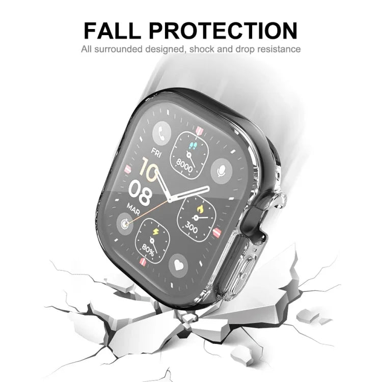 Capa Transparente ENKAY de TPU Macio com Cobertura Total e Filme para Ecrã para Apple Watch Ultra / Ultra 2 49mm