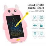 HYD-8511 Quadro de Escrita Colorido para Crianças com LCD ABS de Grafiti, Coelho