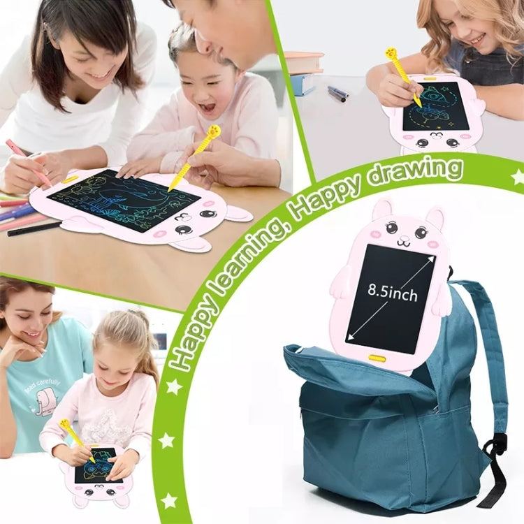 HYD-8511 Quadro de Escrita Colorido para Crianças com LCD ABS de Grafiti, Coelho