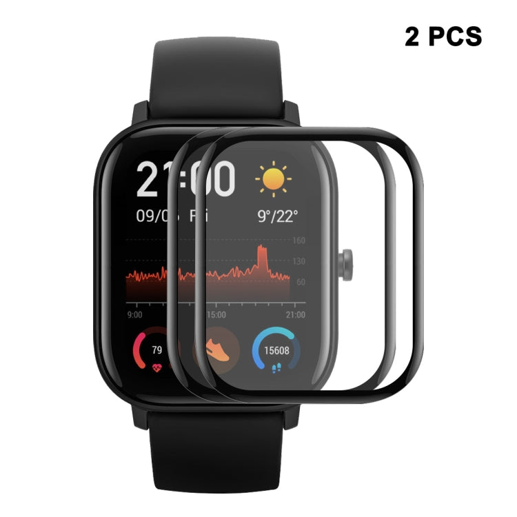 For Amazfit GTS 4 ENKAY 3D Full Coverage Soft PC Edge + PMMA HD Screen Protector Film, 1pcs, 2pcs, 5pcs, 10pcs