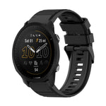 22mm Horizontal Texture Silicone Watch Band with Removal Tool, For Garmin Forerunner 955, For Garmin Forerunner 945, For Garmin Forerunner 935