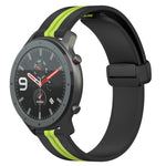 22mm Folding Magnetic Clasp Silicone Watch Band, For Amazfit GTR 2, For Amazfit 3, For Amazfit GTR 47mm