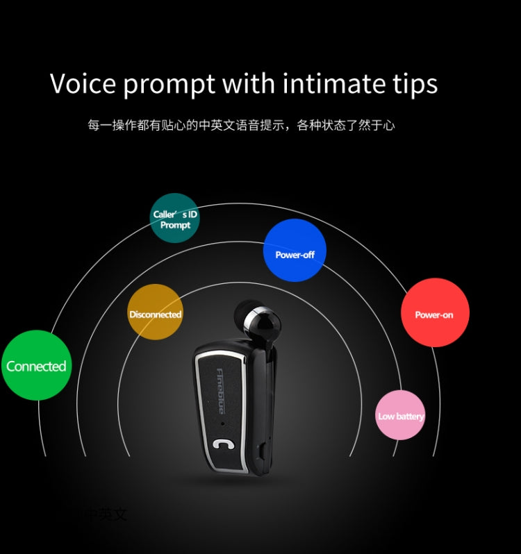 Auricular Bluetooth In-Ear Estéreo Sem Fios Fineblue F-V3 Bluetooth 4.1 Mini Auricular, F-V3 Preto, F-V3 Branco, F-V3 Dourado