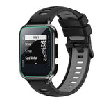 Two-Color Silicone Watch Band, For Garmin Approach S20, For Garmin Approach S5, For Garmin Approach S6