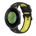 Two-Color Silicone Watch Band, For Garmin Approach S20, For Garmin Approach S5, For Garmin Approach S6