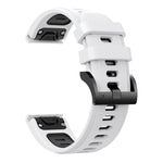 22mm Two-Color Sports Silicone Watch Band, For Garmin Instinct, For Garmin Descent G1