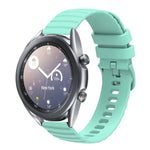 Correia de Relógio em Silicone Cor Sólida com Padrão de Pontos Ondulados 22mm, Para Samsung Galaxy Watch3 45mm, Para Samsung Galaxy Watch 46mm, Para Samsung Gear S3 Classic, Para Samsung Gear S3 Frontier